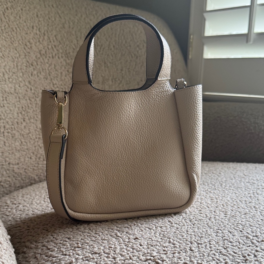 Mini Cream Handbag w/ Removable Straps